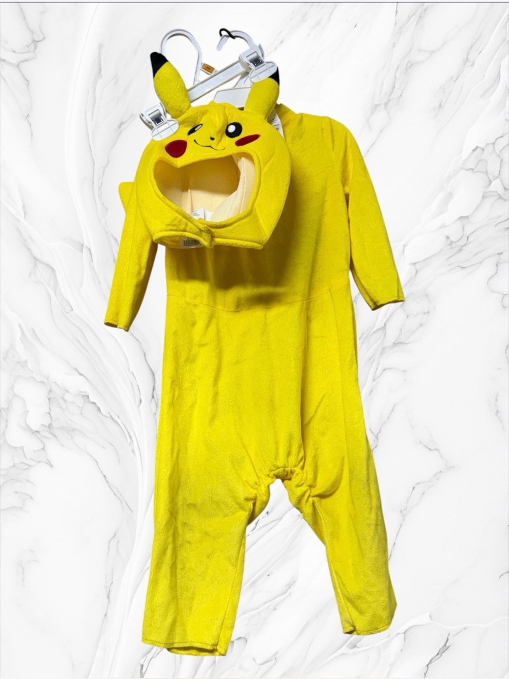Yellow Pikachu Kids two piece costume small 2T unisex